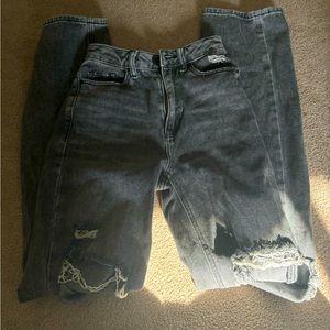 pacsun black washed jeans denim